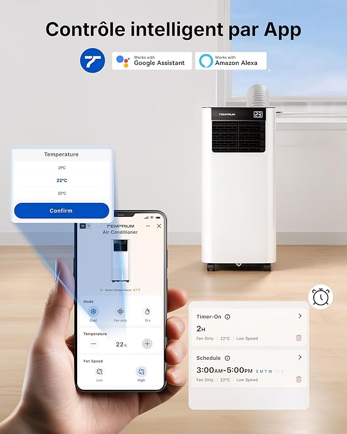 Climatiseur Mobile 7000 BTU
