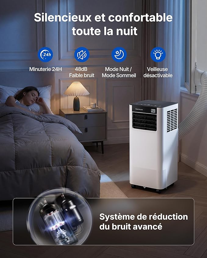 Climatiseur Mobile 7000 BTU