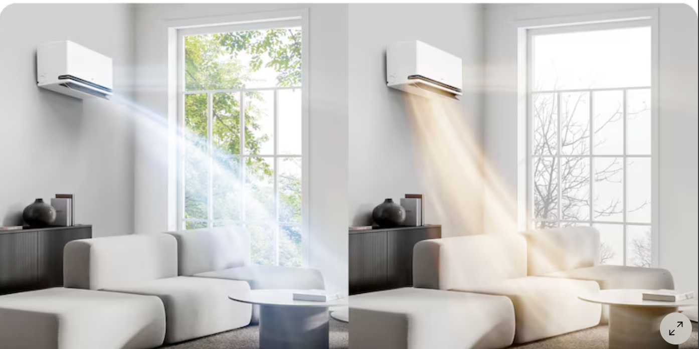 Climatiseur INVERTER│DUALCOOL AI AIR│12000BTU│T3│Chaud/Froid│WIFI│10ans de garantie